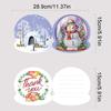 5d Rhinestone Art Christmas Cards Crystal Ball Thank You Cards Art Craft 8x Rhinestone Painting Art Cards Round Drill Greeting