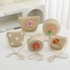 Summer children's bag women's pastoral straw bag woven bag new cute fashion girl crossbody straw bag