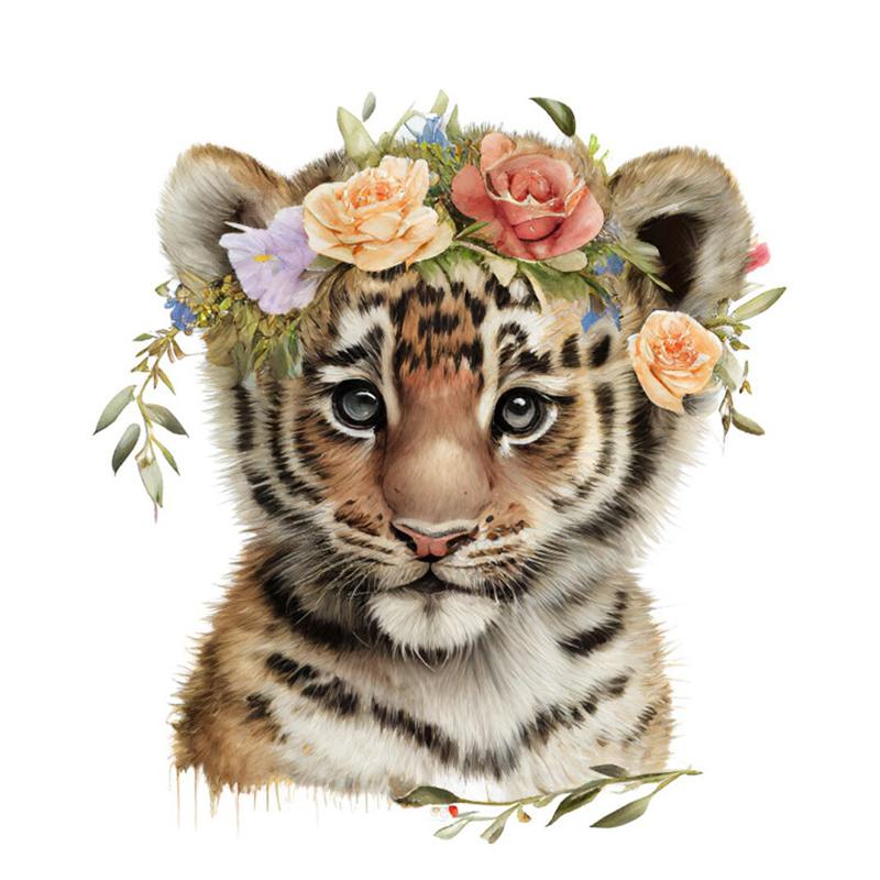 T787#Boho Animals Wall Sticker Kids Room Background Home Decoration Mural Living Room Wallpaper Funny Decal