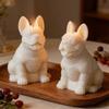 Creative French Bulldog Silicone Candle Mould For Customes Aromatherapys And Decoration
