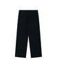 Honguseong Onetuck Wide Flat Trousers_Navy