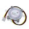Water Flow Sensor Food-Grade Switch Hall Effect Flowmeter Fluid Meter Counter Connect Hosepipe 0.1-6L/min Easy Installs