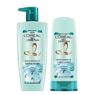 Set Shampoo e Balsamo Idratante all'Acido Ialuronico L'Oréal