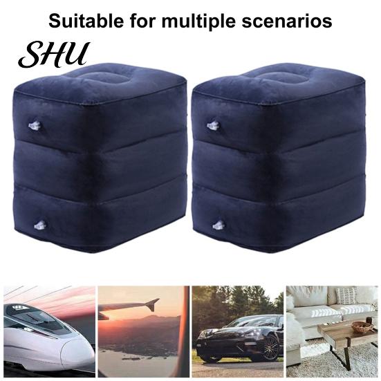 Portable Leg Rest Inflatable Airplane Foot Height Adjustable Wear Resistant Super Travel Pad Soft Widely Used Folding Chair Extender Support