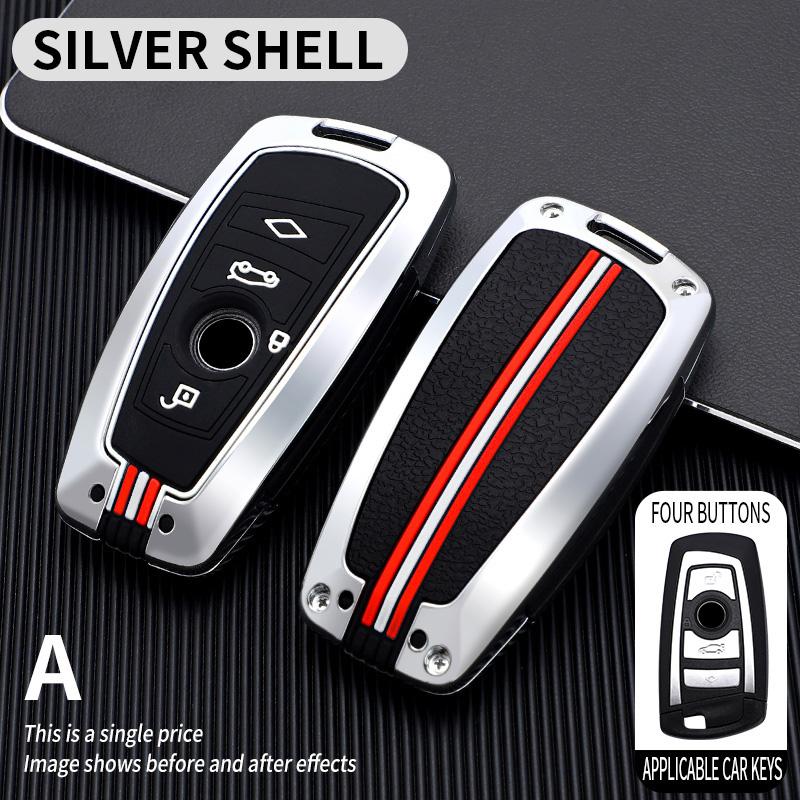Bil Fjernkontroll Nøkkel Etui Deksel Skall Fob For BMW 1 3 5 7 Serie X1 X3 X4 X5 F10 F15 F16 F20 F30 F18 F25 M3 M4 E34 Biltilbehør