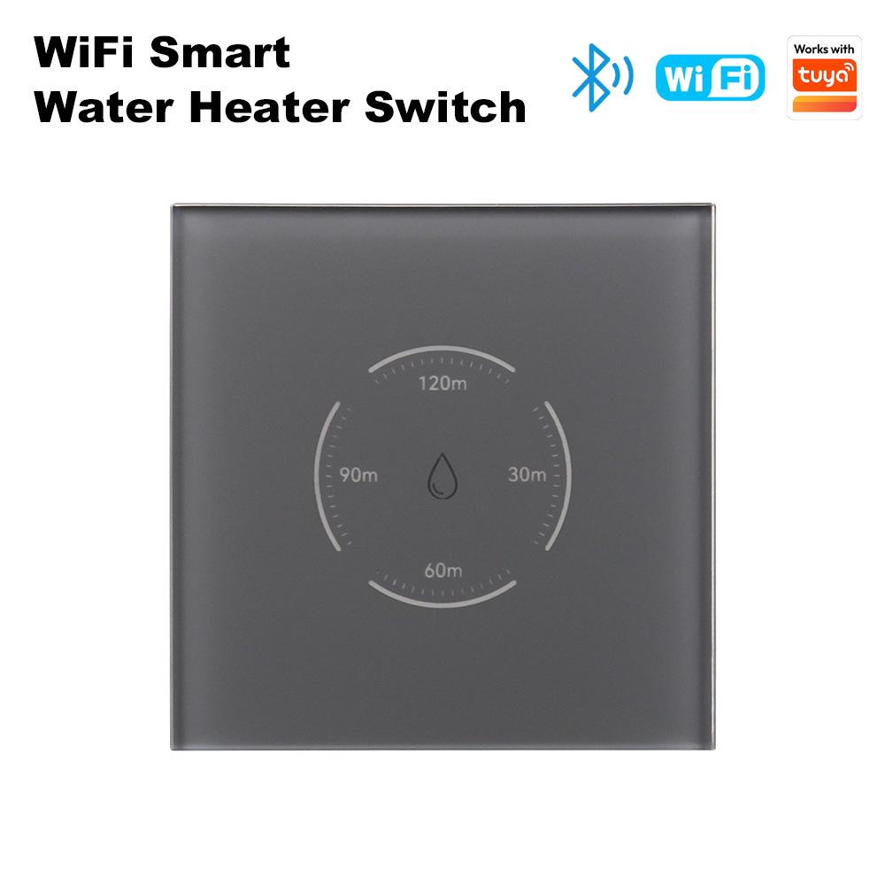 Graffiti WiFi Smart Touch Switch for Water Heater & Air Conditioner, 40A High-Power, European Standard, Voice Control.