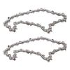 2 Stück 4 Zoll Kettensägenschwert 28 Treibglieder Legierter Stahlkette Ersatz Mini Kettensägenzubehör