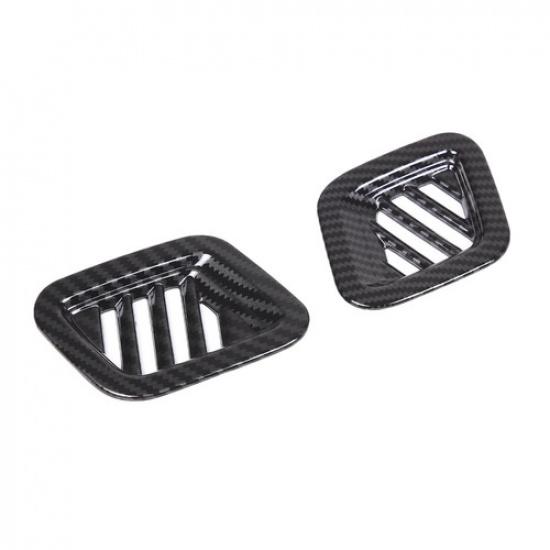 For Toyota Yaris Cross  ABS Carbon Fiber Trument Panel Air Outlet Frame