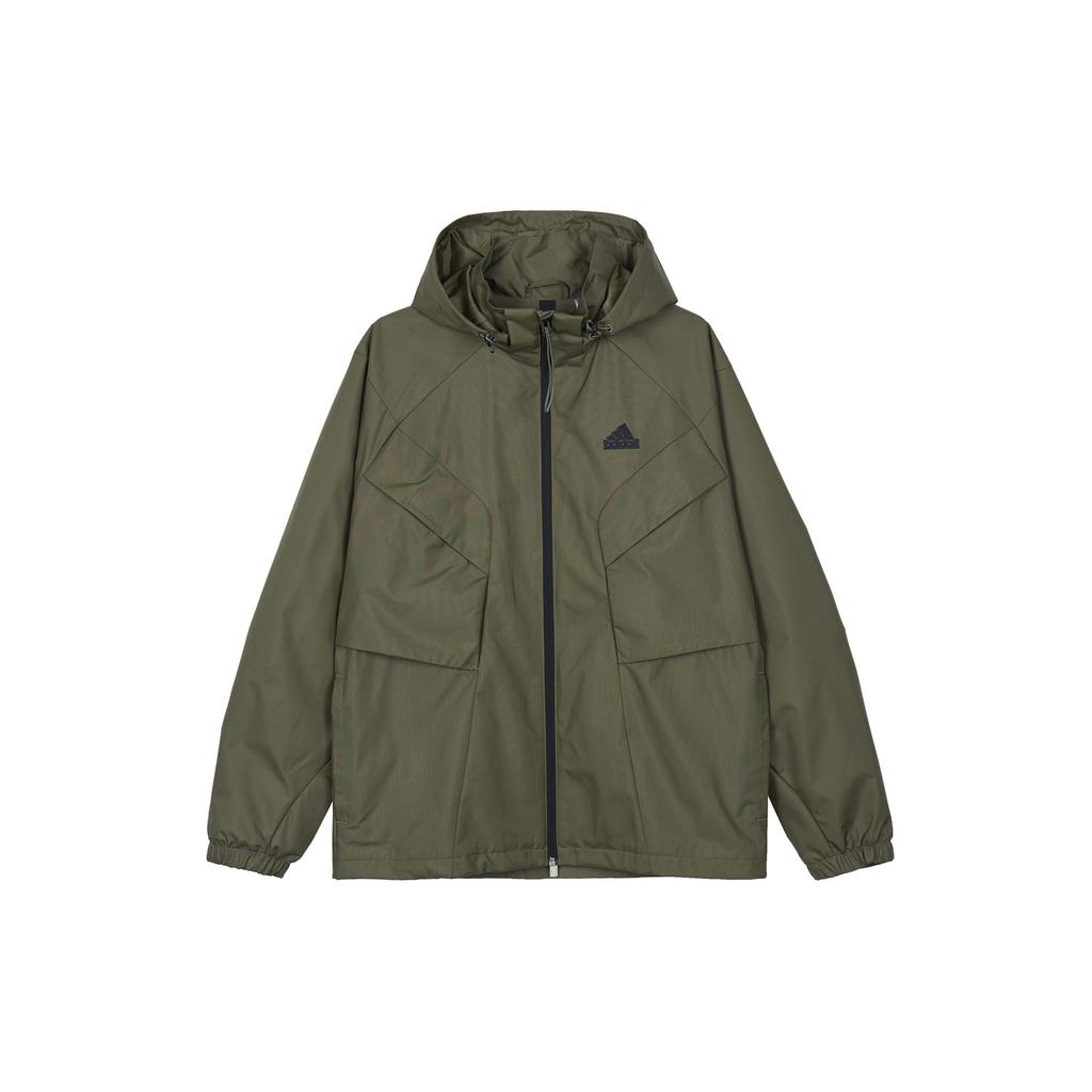 Adidas URBAN OUTDOOR Jackets Men's Strata Olive Green Hooded Moderate Other IS0451