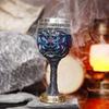 Western Retro Dragon Totem Resin Stainless Steel Wine Glass Personalized Niche High-value Cocktail Cup Goblet Three-dimensional