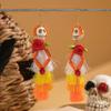 Unique Gothic Skeleton Earrings Bohemian Tassels Jewelry for Women Portable Ethnic Party Wear