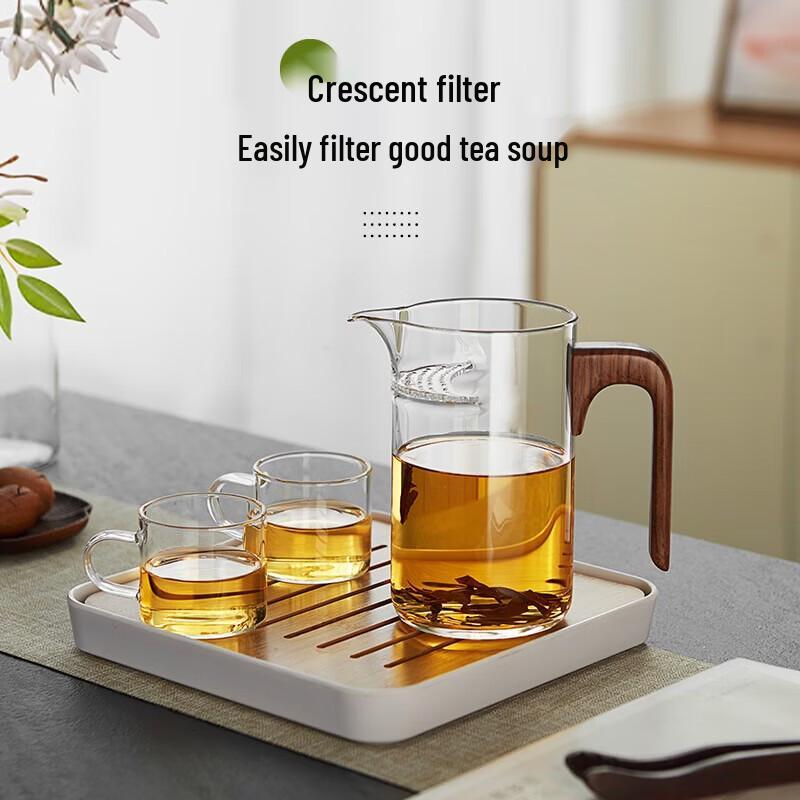 YIHUTEA Borosilicate Glass Fairness Cup with Filter