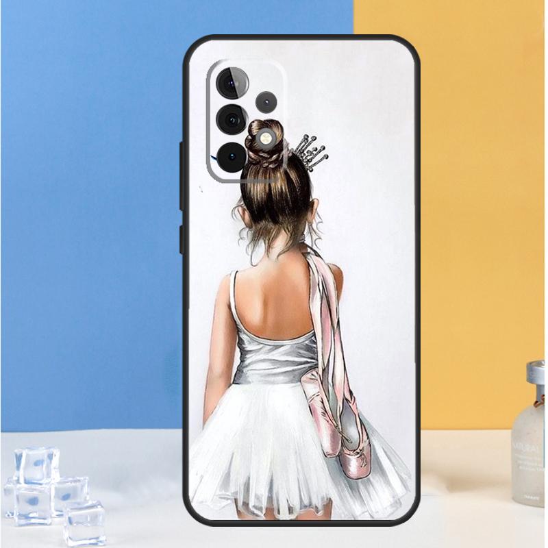 Ballerina Girl Dancing Cover For Samsung Galaxy A54 A34 A14 A32 A22 A12 A13 A23 A33 A53 A73 A51 A71 A52 Case