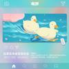 Duck Duck Mouse Pad Oversized Office Keyboard Pad Computer Desk Pad Simple Girl Heart Medium Small Size