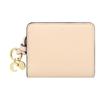 Chloe CHC22WP765 F57 Cement Pink Alphabet Leather Small Wallet for Women (Bi-fold) [Brand Name] [Used]
