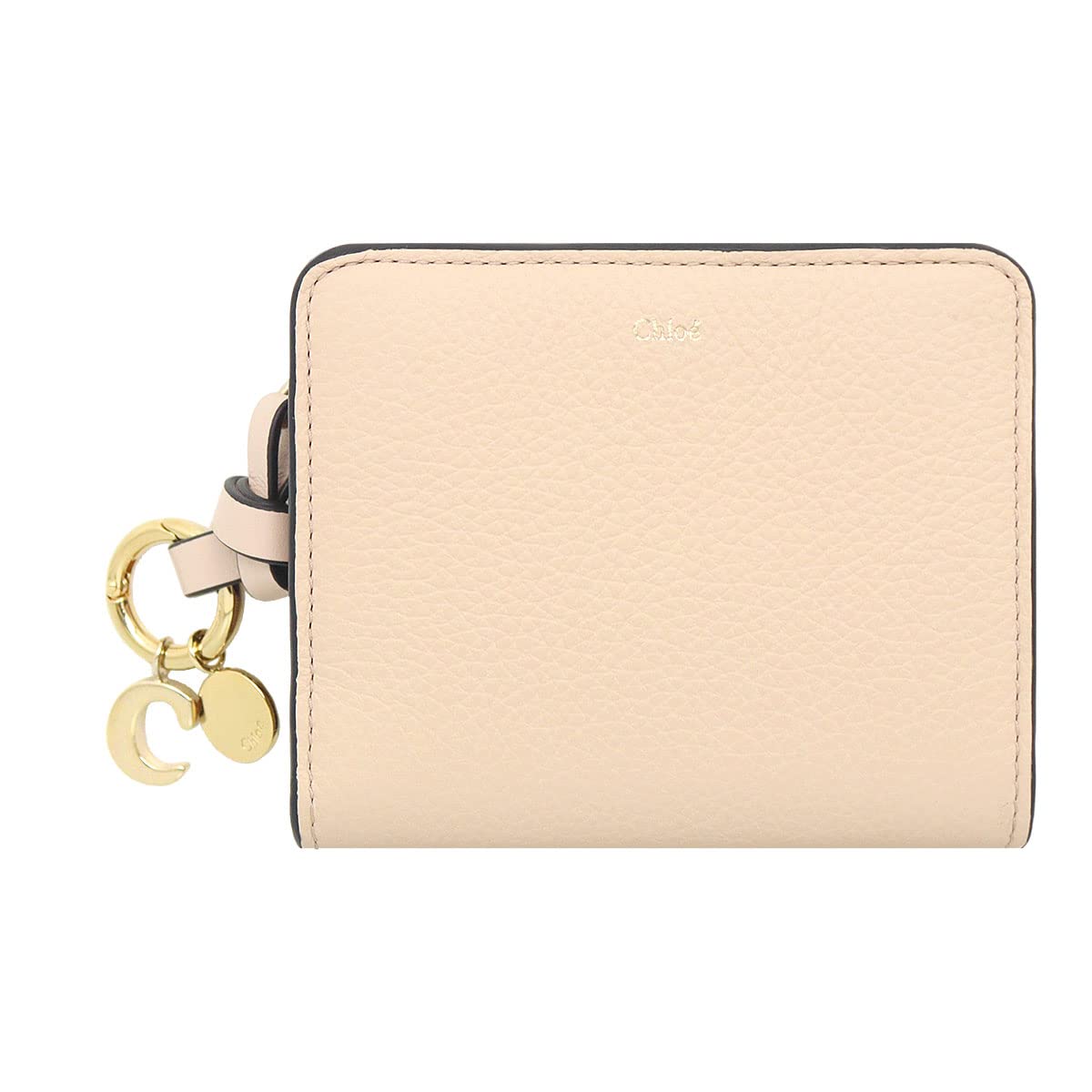 

Chloe CHC22WP765 F57 Cement Pink Alphabet Leather Small Wallet for Women (Bi-fold) [Brand Name] [Used]