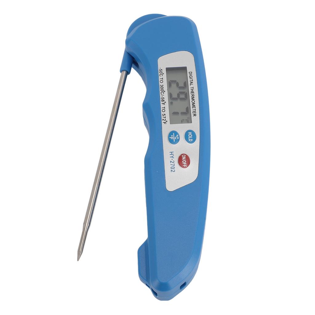 Digitales Fleischthermometer Lange Sonde Faltbares Lebensmitteltemperaturmessgerät für Küche Kochen Outdoor
