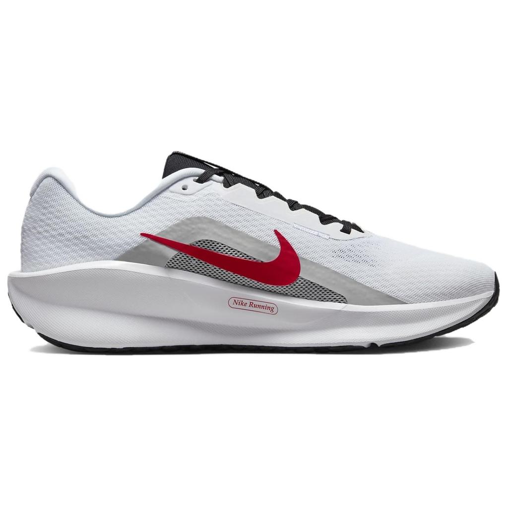 Nike Downshifter 13 White Fire Red Men Sneakers Light-Smoke-Grey Black FD6454-104