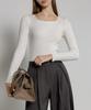 NON AND NON Square Line Ribbed Knit_Nfkn6540