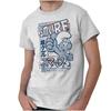 Smurf Cartoon Kanji Cool Manga Otaku Vibes Womens or Mens Crewneck 100% Cotton T-shirt Mens Tees Top Tee