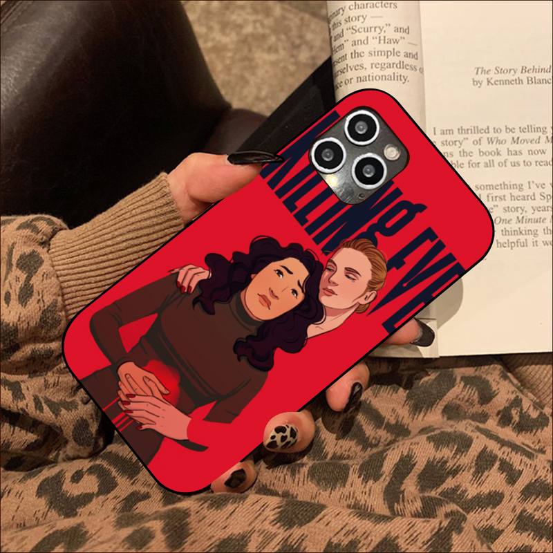 Popular TV Series Killing Eve Phone Case for Iphone 13 8 7 6S Plus X 5S SE 2020 XR 11 12 Mini Pro XS MAX