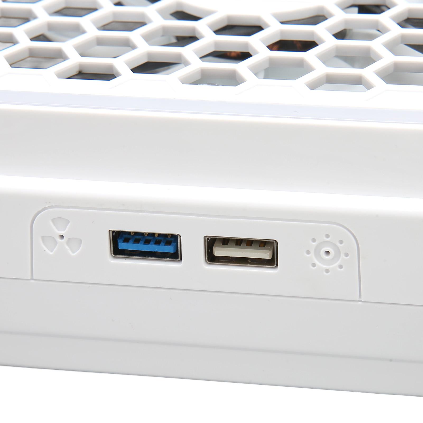 

Вентилятор охлаждения игровой консоли Профессиональный Эффективный Малошумный Вентилятор-кулер с Цветной Светодиодной Лентой для X