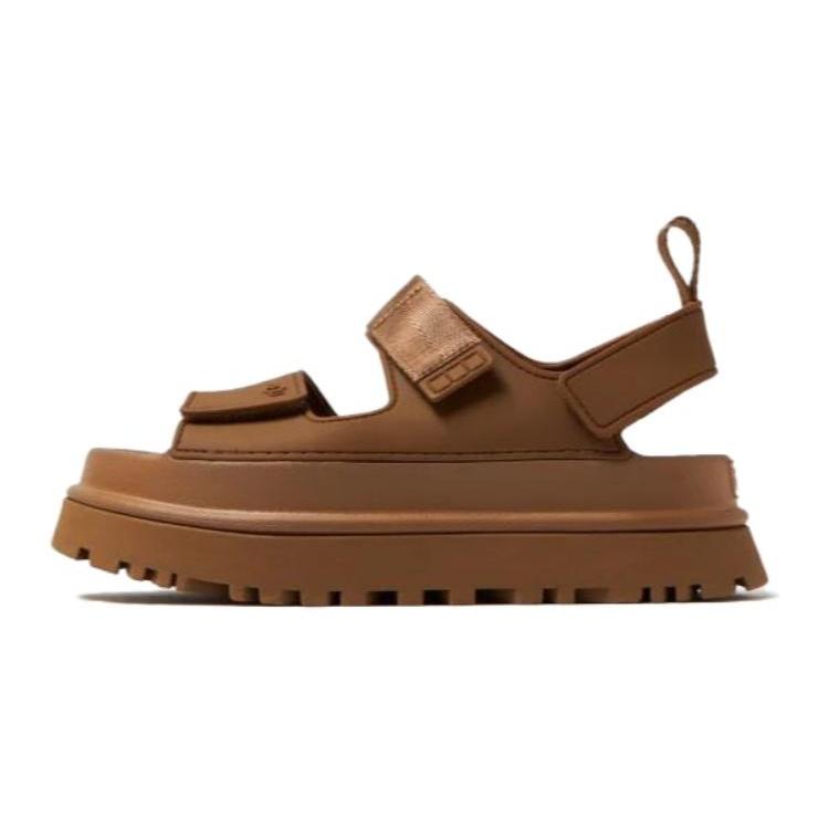 (GS) UGG GoldenGlow Sandals  Brown  Kids  1152813K-BRWN EU 36