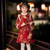 Robe d'hiver Hanfu pour filles Bamion, Cheongsam du Nouvel An