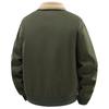 Extra Thick Pure Cotton Pilot Jacket for Men's Winter Jacket Plus Velvet Thickened Warm Lamb Lint Cotton Coat for Men