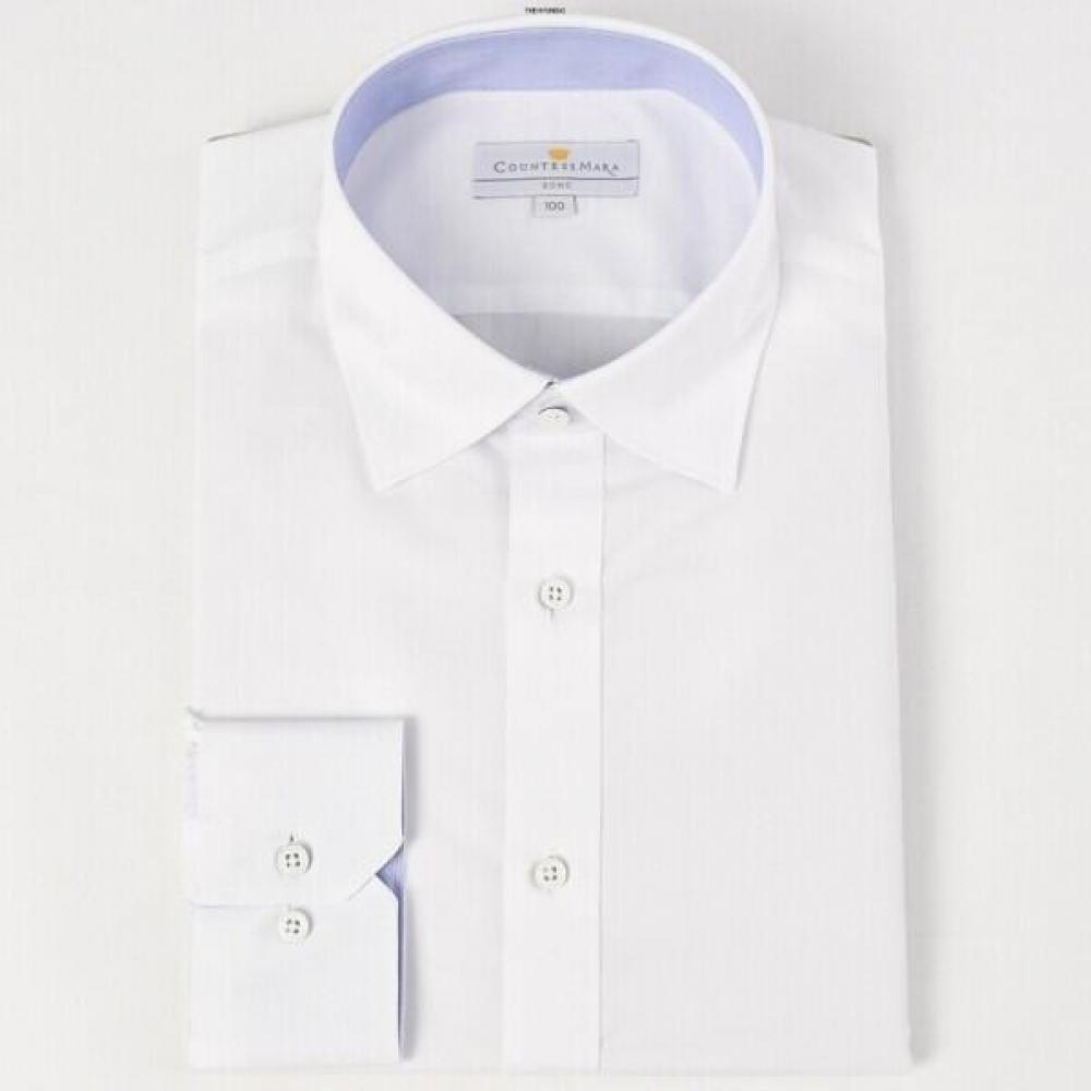 Countess Mara 23ss Slim Fit Long Sleeve Cotton Blend Snap Collar Shirt Cdhw1b5354a012g 095