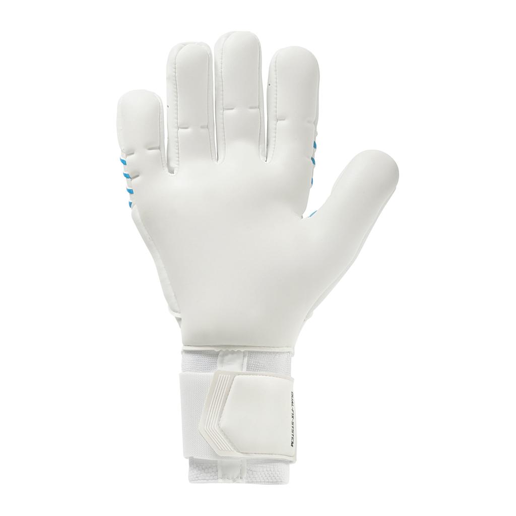 Uhlsport Cybertech Absolute Grip Half Negative Soccer Goalkeeper Gloves 01 (1011379 10)