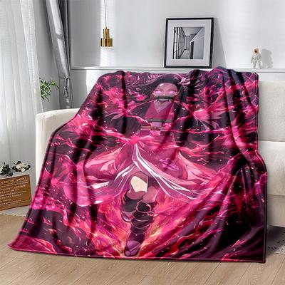 1pc Anime Character Inspired Home Decor Blanket, Perfect for Couch, Bed .B056