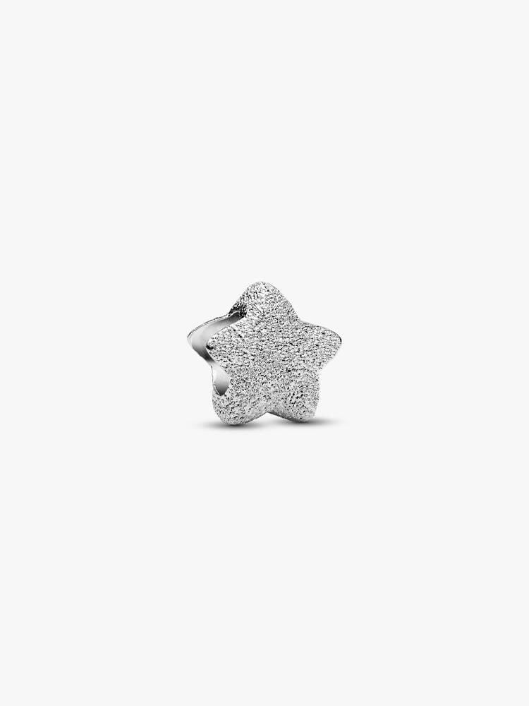 Pandora Textured Star Mini Charm – Sterling Silver – 794050C00