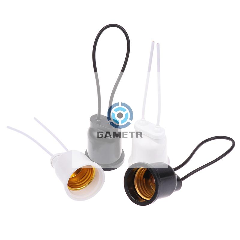 Outdoor Waterproof E27 Bulb Socket Copper Wire 1-5pcs Plant Grow Light Lamp Holder with Wire.