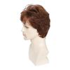 Men Layered Hair with Bangs Short Synthetic Mixed Ruddy Brown Wigs for Male Daily Cosplay Party Heat Resistant Fibre
