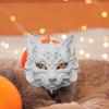 Fox Masque Plastová Liška Kočka Zvíře Cosplay Maska na Polovinu Obličeje pro Halloween Maškarní Párty Kostýmní Doplněk