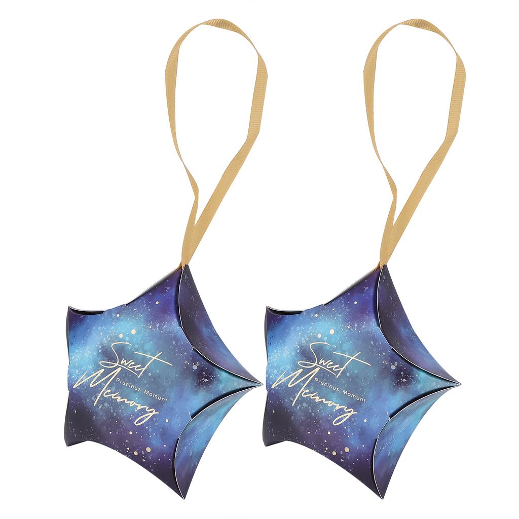 30PCS Star Shape Candy Boxes Wedding Baby Shower Party Favors Gift Boxes Packing SuppliesBlue STAR