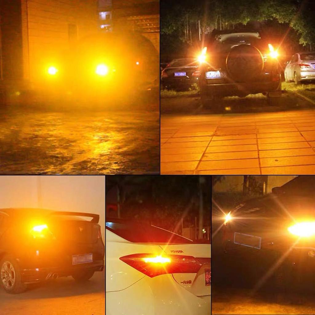 Aokyoung S25 Single LED Turn Signal Amber 1156 BAU15S PY21W