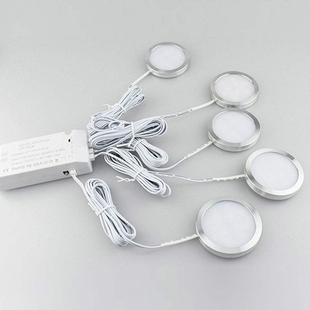 21LED Einbau-Deckenleuchte Aluminium Rund Deckenleuchte Runde LED-Leuchten Schrank