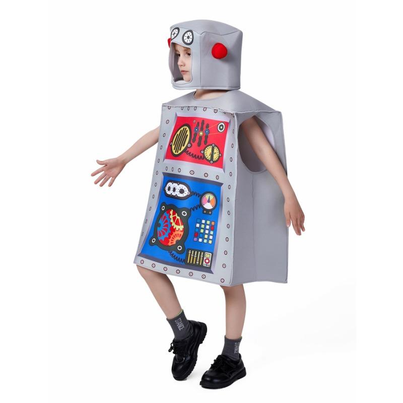 

Хэллоуин Взрослый Ребенок Костюм Робота Губки Инопланетянина Лего, Забавные Костюмы для Вечеринки Веселая Игра Adult