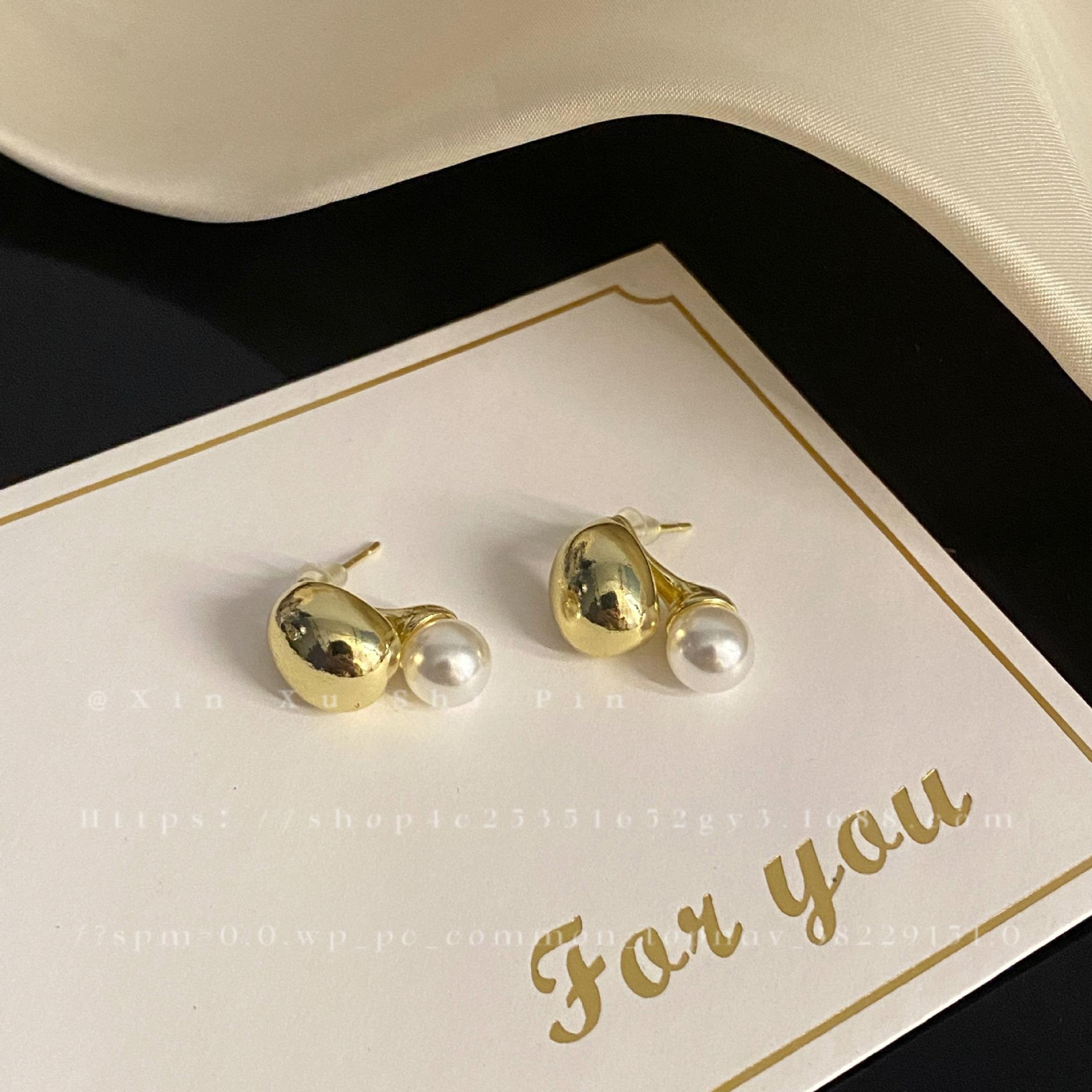 

Новые минималистичные и универсальные серьги с геометрическим жемчугом для вечеринок