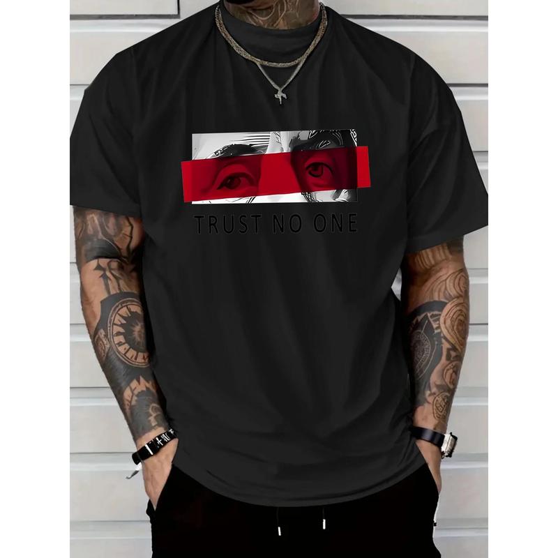 Don t trust anyone graphic design, unisex T-shirt. S