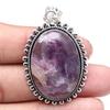 Pendant Fluorite Gemstone Handmade Mother'Day Gift Silver Jewelry 2"