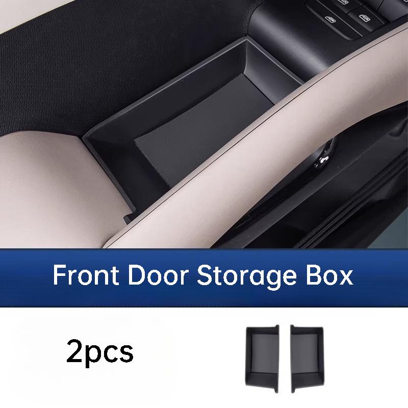 For BYD Atto 3 Yuan Plus ADAS Smart Driving Edition Car Door Handle Storage Box Leather Organizer Tray Interior Accessories