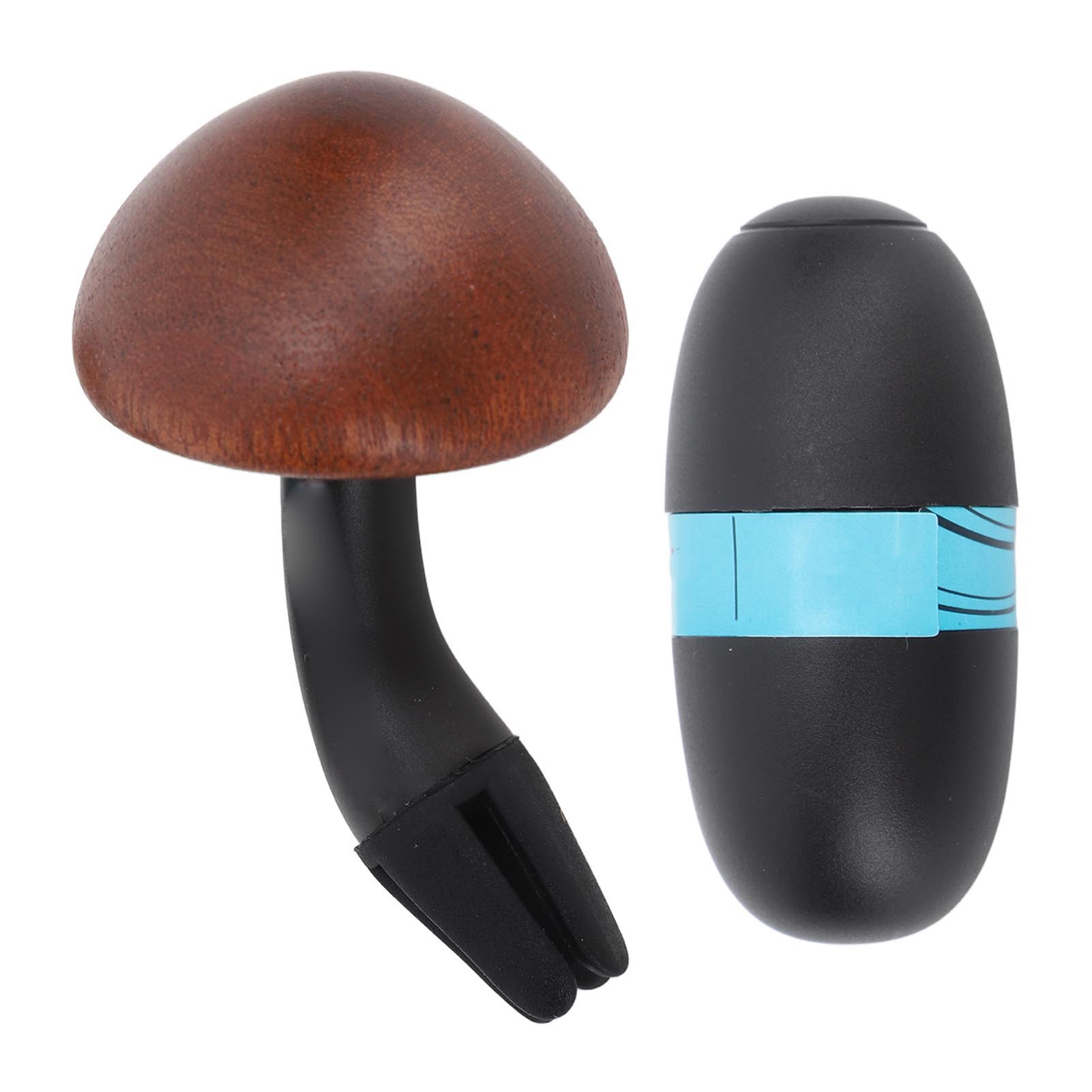Mushroom Vent Clips Scents Diffuser ABS Wood Natural Texture Reduce Fatigue Car Air Vent Clip Air Freshener