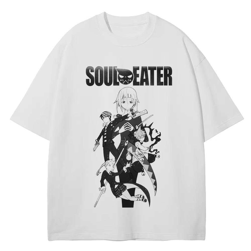 Nowa koszulka Manga Soul Eater MAKA ALBARN SOUL EATER Męska Damska Odzież Wysokiej Jakości Bawełna Lato Krótki Rękaw T-shirt Casual Modny