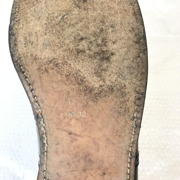 USED/80s-90s Vintage Dexter Goodyear Full Brogue Wingtip Shoes 9M 26.5-27cm Black