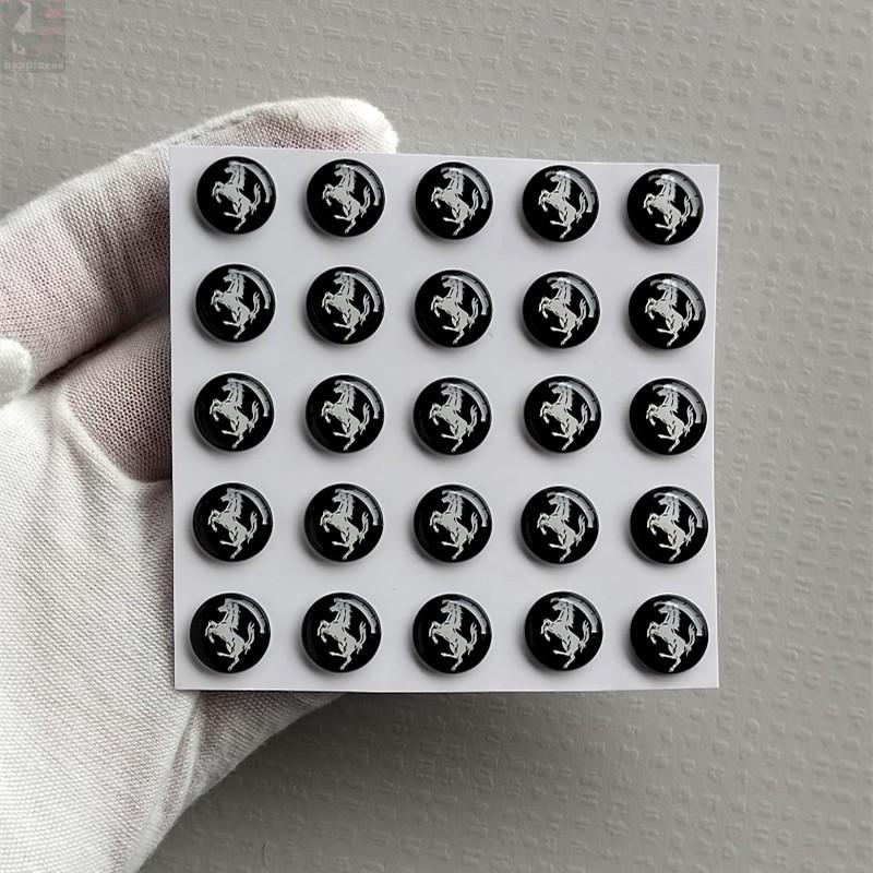 11mm14mm Epoxidová nálepka na klíč od auta Odznak s logem dálkového ovládání Znaková nálepka Pro Ferrari F1 F8 F80 SF90 Stradale SF90Spider 296 GTB 296 GTS JB3
