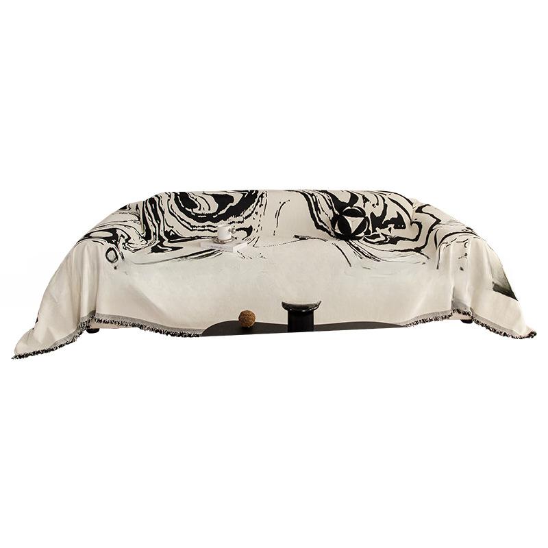 Sofa Towel Four Seasons Universal Non-Slip Cushion Light Luxury Chenille Advanced Sense Modern Art Sofa Cover Full Cover Cloth