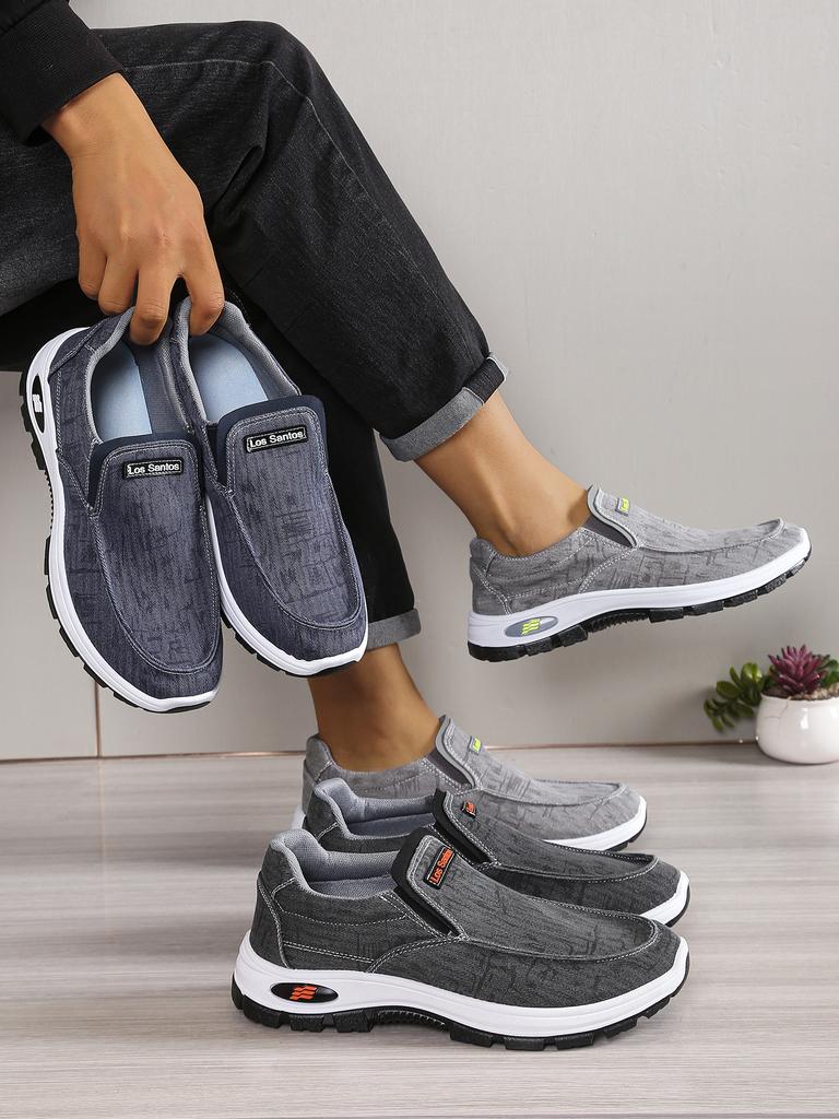 Shoes men's casual spring new one-pedal old Beijing cloth shoes canvas surface men's casual shoes foreign trade men's shoes